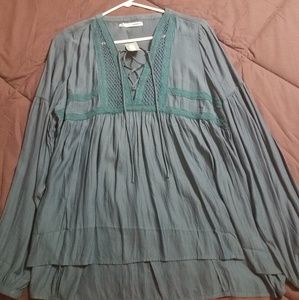 NWT Maurices Lg. Peasant Top